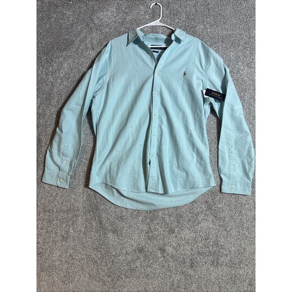 Polo Ralph Lauren Oxford Button Down Shirt Mens XXL Slim Fit Preppy Ivy League - Picture 1 of 9
